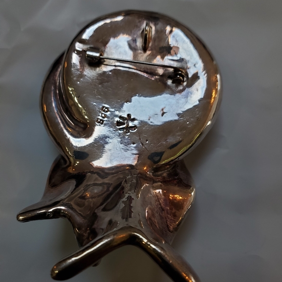 Vintage sterling silver pin-signed - Picture 4 of 10